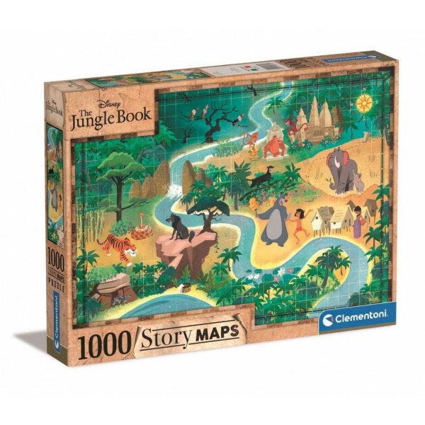 Puzzle 1000 elementów Story Maps Księga ...