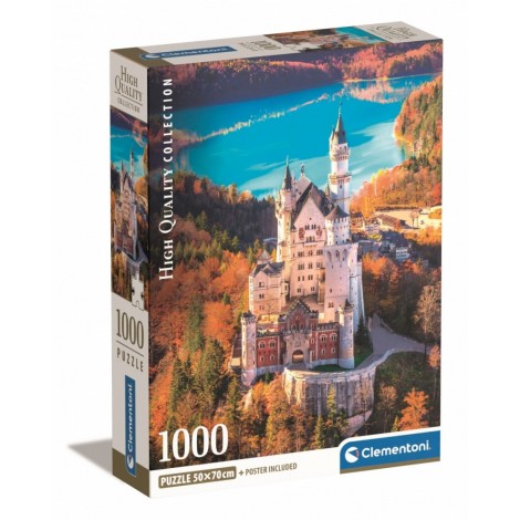 Puzzle 1000 elementów Compact Neuschwanstein