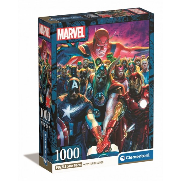 Puzzle 1000 elementów Compact Marvel The ...