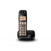 Panasonic KX-TGE110 DECT telephone Black Caller ID
