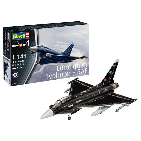 Model plastikowy Samolot Eurofighter Typhoon RAF ...