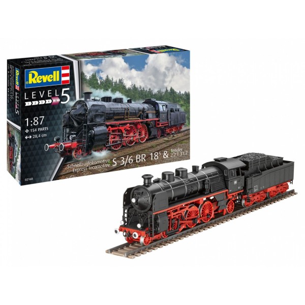 Model plastikowy Lokomotywa Express Locomotive S3/6 ...