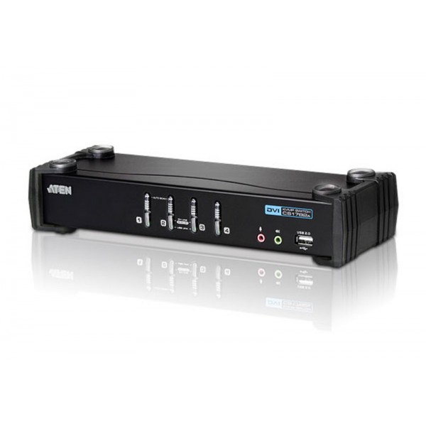 Aten 4-Port USB DVI/Audio KVMP Switch ...