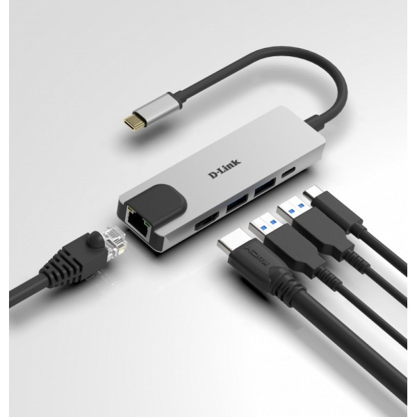 D-Link DUB-M520 HUB USB-C USB 3.0 ...