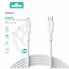 AUKEY CB-SCL2 Power Delivery USB C - Lightning Apple 1.8m 27W 3A Silicon Cable White
