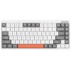 Mechanical keyboard Tracer FINA 84 White/Grey (Outemu Red Switch) TRAKLA47310