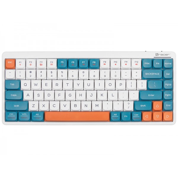 Mechanical keyboard Tracer FINA 84 White/Blue ...