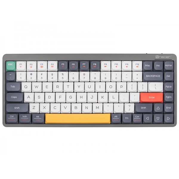 Mechanical keyboard Tracer FINA 84 Grey ...
