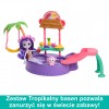 Zestaw Enchantimals Tropikalny basen + lalka Małpka
