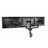 Gembird MA-DA3-01 Desk mounted adjustable mounting arm for 3 monitors (full-motion), 17”-27”, up to 7 kg