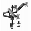 Gembird MA-DA3-01 Desk mounted adjustable mounting arm for 3 monitors (full-motion), 17”-27”, up to 7 kg