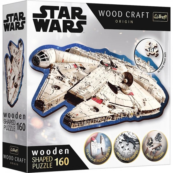 Puzzle drewniane 160 elementów Star Wars ...