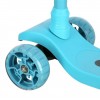 NILS FUN HLB09 LED turquoise children's scooter