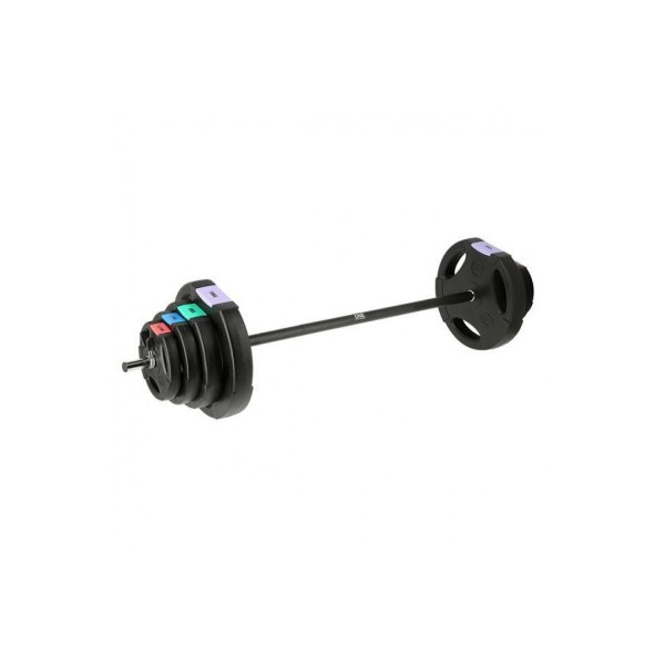 Straight barbell with interchangeable weights ONE ...
