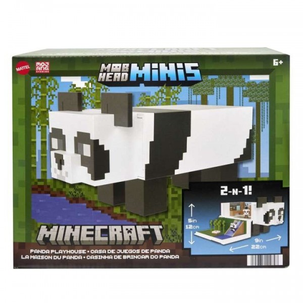 Zestaw figurek Minecraft Domek zabaw pandy ...