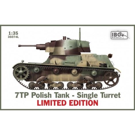 Model do sklejania IBG 7TP Polish Tank Single Turret Edycja limitowana