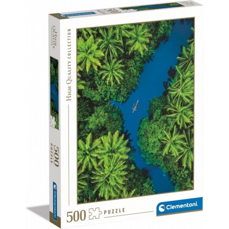 Puzzle 500 elementów High Quality Tropikalny widok z lotu ptaka