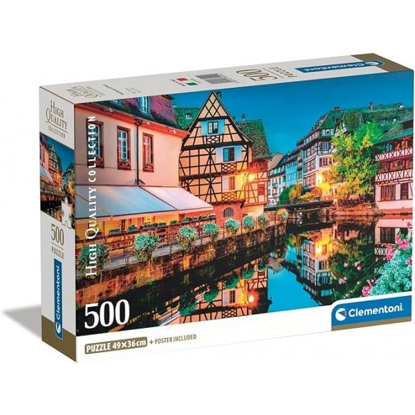 Puzzle 500 elementów Compact Strasbourg Old ...