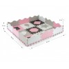 Mata piankowa puzzle Jolly Pink Grey