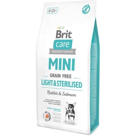 BRIT Care Grain Free Mini Light & Sterilised - dry dog food - 7kg