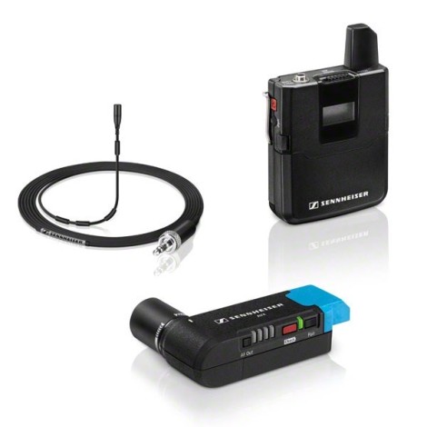 Sennheiser AVX-MKE2 SET - wireless camera system with mini transmitter and professional mic MKE2 fully automatic