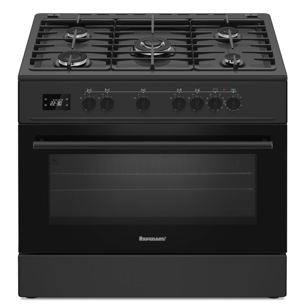 Ravanson KWGE-K90 Cheff Modern Black gas ...