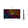 LG QNED AI 65QNED70A6A TV 165.1 cm (65") 4K Ultra HD Smart TV Wi-Fi Black