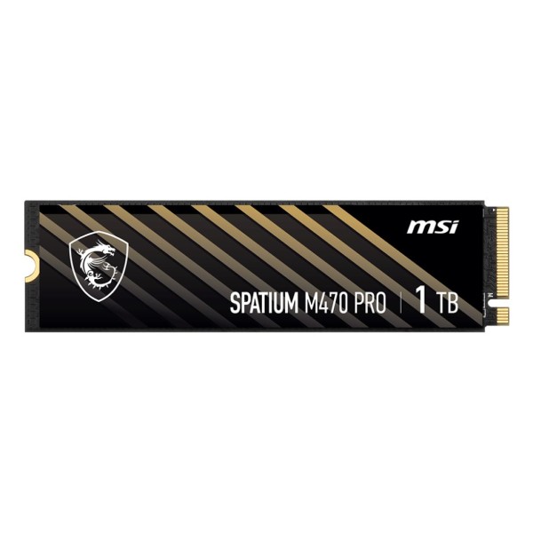 SSD|MSI|SPATIUM M470 PRO|1TB|M.2|PCIe Gen4|NVMe|3D NAND|Write speed ...