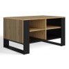 MODERN 4P SLIM ARTISAN COFFEE TABLE WITH BLACK LEGS