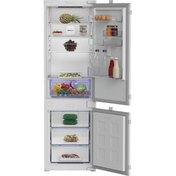 Beko B3BCNA294HS Refrigerator, E, Built-in, Combi, ...