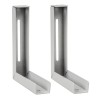 Maclean MC-923 Set of 2 hangers for projection screens, max. load 25KG (for set), steel