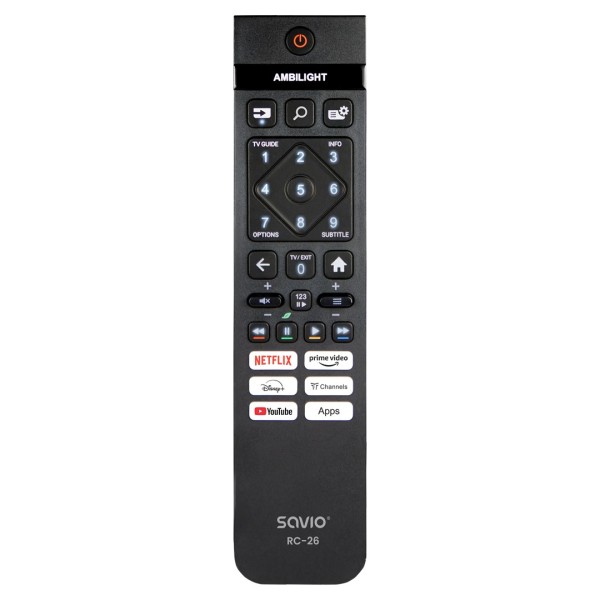 Savio RC-26 remote control IR Wireless ...