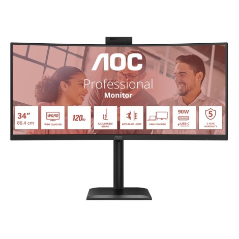 AOC CU34E4CW Curved 34