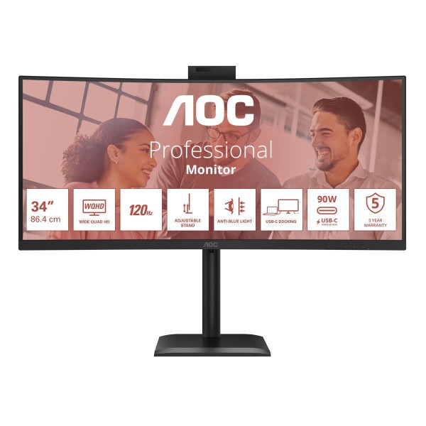 AOC CU34E4CW Curved 34