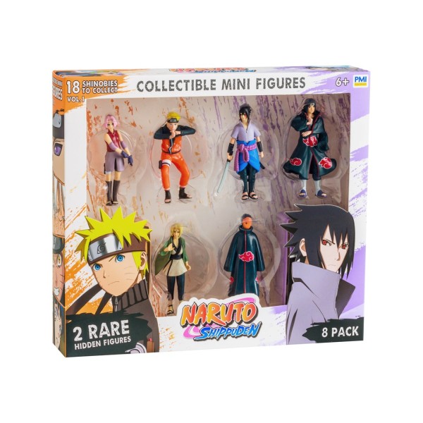 NARUTO SHIPPUDEN FIGURES - 8 PACK ...