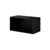 Cama open storage cabinet ROCO RO4 75/37/37 black