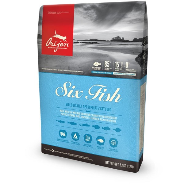 Orijen Six Fish cats dry food ...