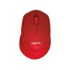 MOUSE USB OPTICAL WRL M330/SILENT RED 910-004911 LOGITECH