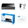 Cudy GS108 network switch Gigabit Ethernet (10/100/1000) Black