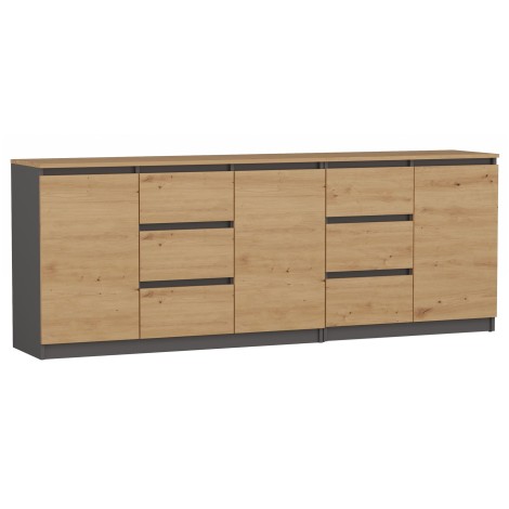 Topeshop COSTA ANT/ART BA KPL chest of drawers