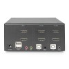 DIGITUS KVM Switch 2x2 HDMI 2-Port