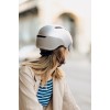 HJC CALIDO PLUS Silver Cycling Helmet, PEARL GREYISH SILVER, Size M