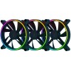 Razer | Kunai Chroma RGB 140mm LED | PWM Performance Fan - 3 Pack | Hydraulic​