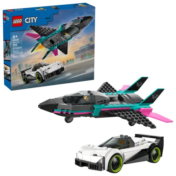 LEGO CITY 60489 Jet vs Car