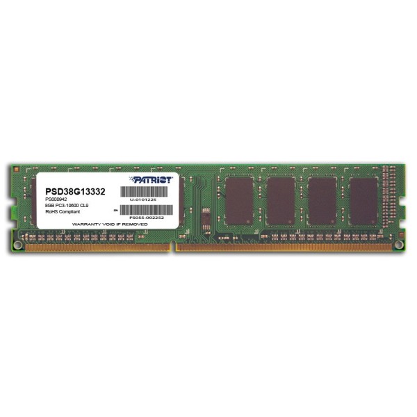 Patriot Memory 8GB PC3-10600 memory module ...