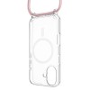 Fixed | MagPure Neck | Back Cover with Lanyard | Apple | iPhone 16 | TPU | Clear, Pink