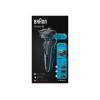 Braun | Shaver | 51-M4500cs | Operating time (max) 50 min | Wet & Dry | Black/Blue