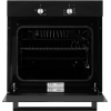 Simfer | Oven | 8004AERSP | 62 L | Electric | Manual | Mechanical control | Height 60 cm | Width 60 cm | Black