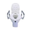 Raising toilet seat with foldable handrails AT51205
