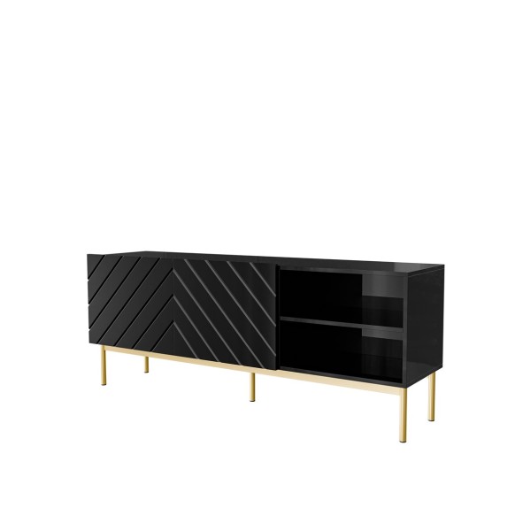 ABETO RTV cabinet on golden steel ...